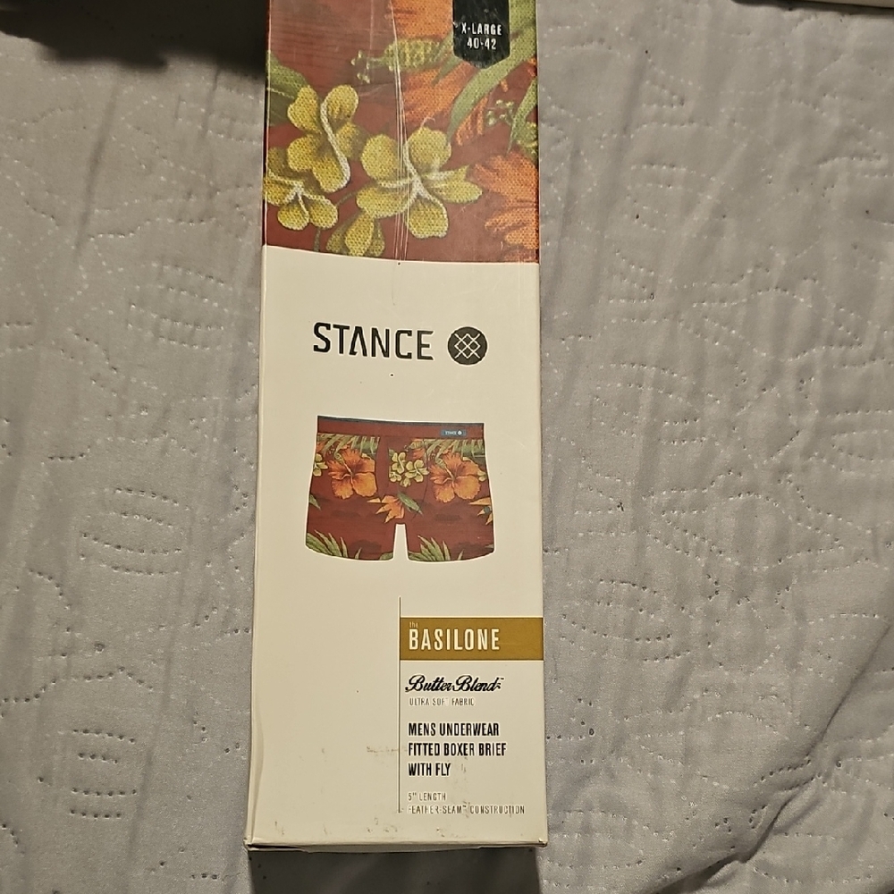 Stance Men's Floral Boxer Briefs - Red and Green